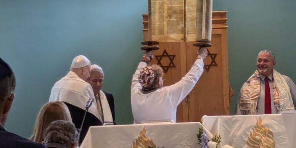 Our congregation gathers together in our synagogue, honoring, living, and celebrating the Torah.